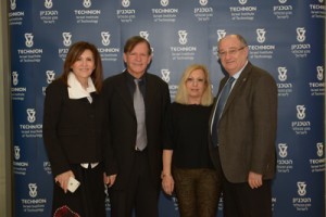 Prof. Peretz Lavie with his wife Lina with Moshe and Rachel Yanai