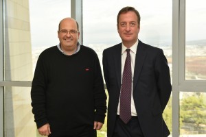שגריר בריטניה בישראל דייוויד קוורי עם פרופ' ליאור גפשטיין