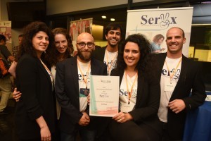 צוות SerVx שזכה במקום השלישי