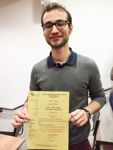 יואכים בהר, פוסט-דוקטורנט בטכניון, זכה במקום הראשון בתחרות של האיגוד הישראלי לחקר הלב