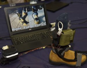 BionicEye system installed on a shoe