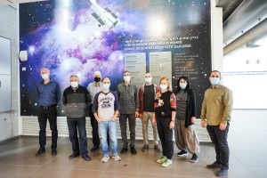 The “Adelis-SAMSON" project’s team with Prof. Pini Gurfil of the Faculty of Aerospace Engineering (first from left)