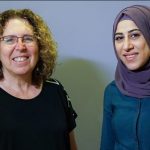 L-R: Dr. Debbie Yablonski and Enas Hallumi