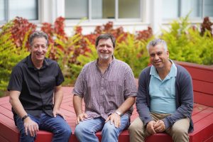 L-R: Professor Oded Kleifeld, Professor Michael Glickman and Professor Ashraf Brik