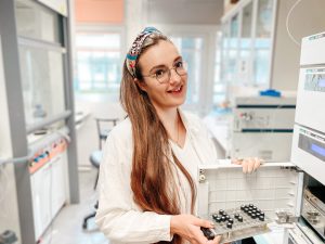 Doctoral student Anastasia Behar 