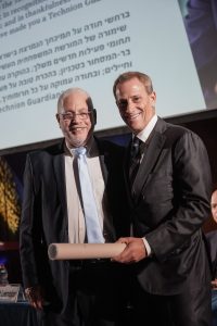 Robert (Rob) Polak with Technion President Prof. Uri Sivan