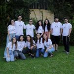 קבוצת iGEM טכניון לשנת 2022. מימין לשמאל, עומדים: איסר סנוימן, עמית נלקין, נובה נוימן, בראאה ראשד, מתן חורי, רן בן חיון ויסמין חביב; יושבים: אירינה שקליקוב, ראש הקבוצה מאיה לרמן, מזל פרג', רעות לאופר ויאנה שקלובסקי.