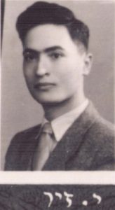 Dist. Prof. Jacob Ziv in his youth - 1954, faculty of Electrical Engineering