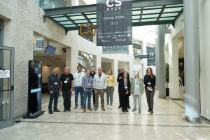 The hackathon judges