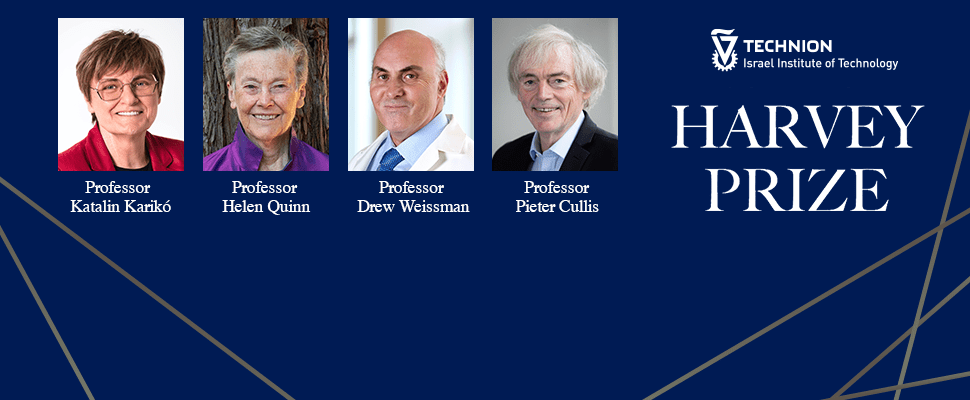 Harvey Prize Recipients Announced