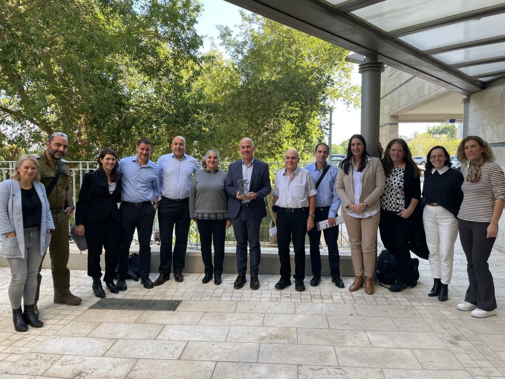 Senior officials from the Ministry of Economy and the Technion