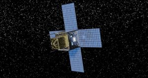 An illustration of the NOVA-SAT satellite