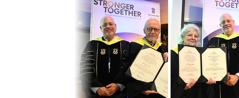 Honorary Doctorate to David Grossman and Prof. Ada Yonath