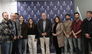 ח"כ קטי שטרית עם נשיא הטכניון פרופ' אורי סיון והסטודנטים משרתי המילואים.