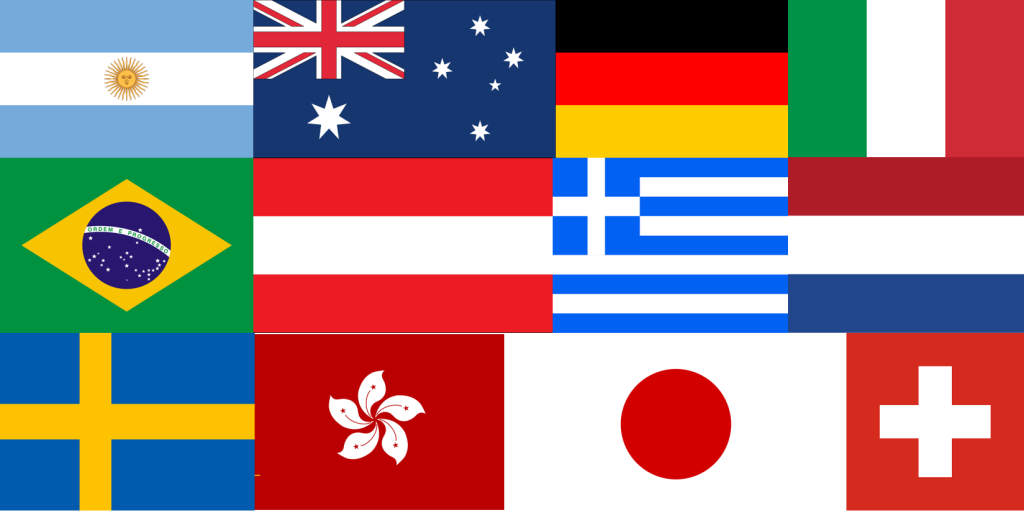flags collage