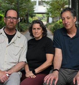 1. From left to right: Prof. Oded Béjà, Prof. Debbie Lindell, and Prof. Oded Kleifeld