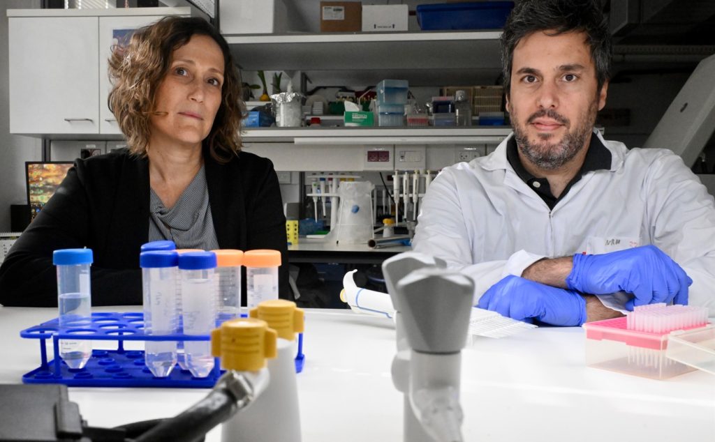 דוד עזוז וד"ר נגה רון־הראל. צילום: רמי שלוש.