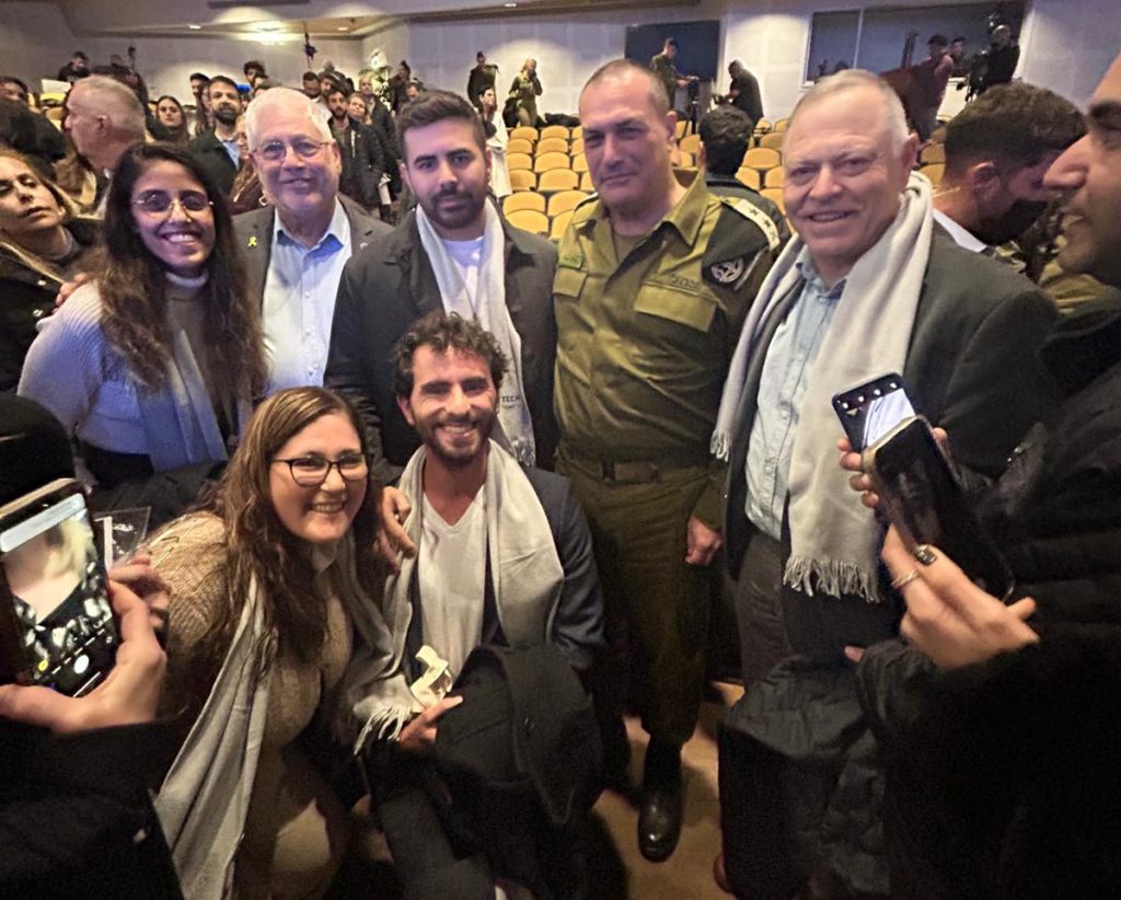 3. משלחת הטכניון עם הרמטכ"ל אייל זמיר.