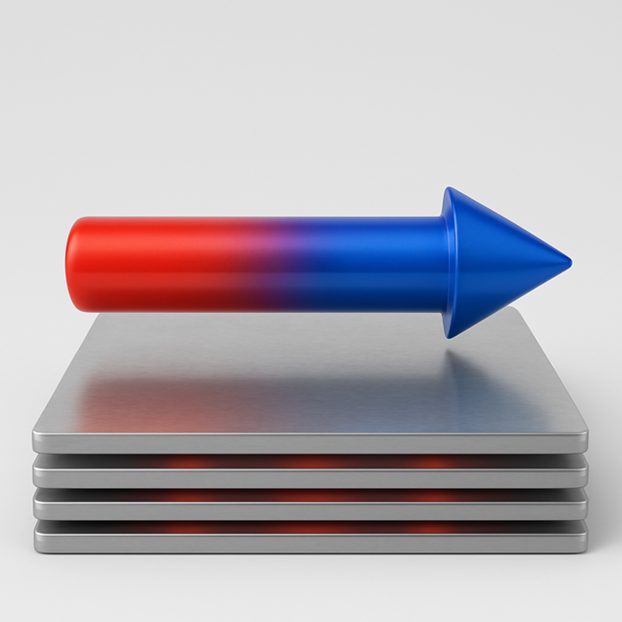 2.באיור: תאוריה חדשנית להולכת חום בחומר.