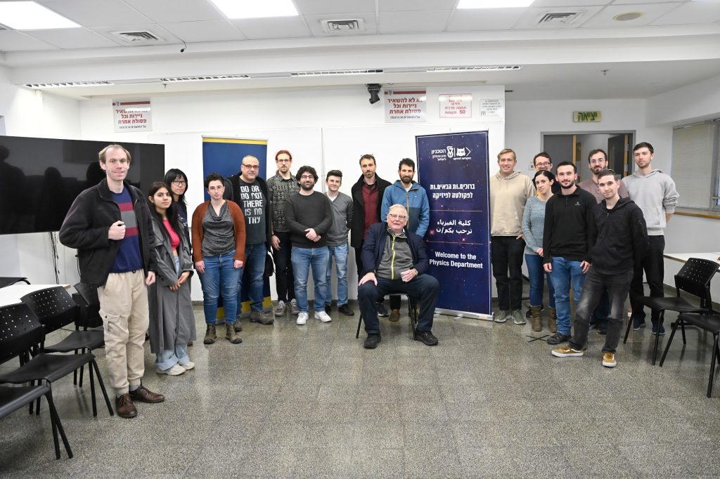 4.פרופ' גנצל בפגישתו עם הסטודנטים