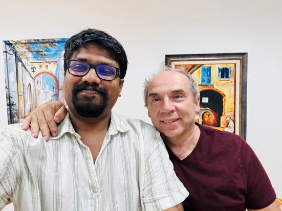 עם המנחה פרופ’ קוסטה וולוך