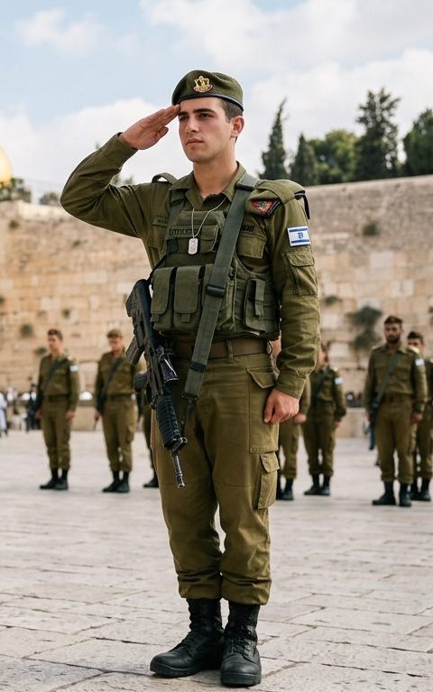 חייל מצדיע אילוסטרציה