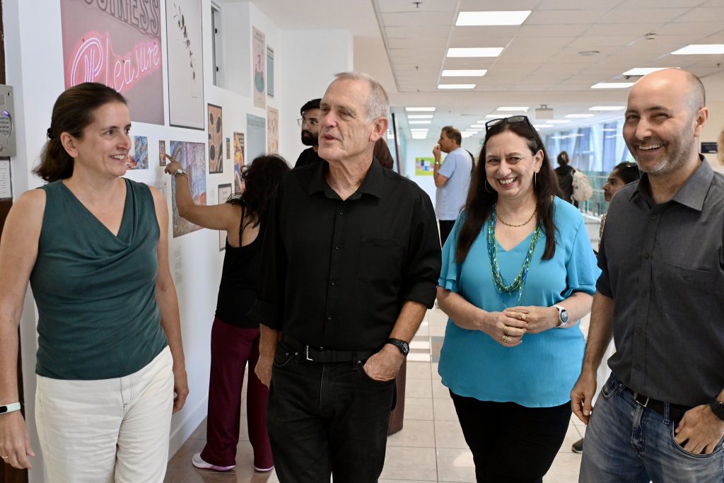 From left to right: Dr. Efrat Nativ-Ronen, Prof. Danny Raz, Effi Barkai Goral, and Prof. Benny Kimelfeld